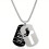 Collier Crucifix unisexe en titane et acier, Design-01 1