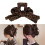 Fashionable Leopard Pattern Hair Claw With Decorative Bowknot 2