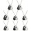 Collier Crucifix unisexe en titane et acier, Design-01 2