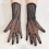 Stretchable Rhinestones Gloves Lace Fishnet Design Breathable 7