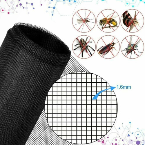 Ρυθμιζόμενη σήτα παραθύρου DIY, υψηλής αντοχής πλέγμα από υαλοβάμβακα, ανθεκτικό