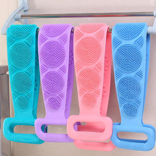 Λουράκι ζώνης Loofah από υλικό τροφίμων, τρίφτης πλάτης για εύκολο καθάρισμα της 2