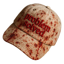 Bloedvlek geborduurde baseballpet, ademend polyester, unisex