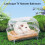Hamster Bathtub Box for Small Animals Hamster Bath Accessories 2