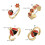 Adjustable Ladybugs Insect Ring Featuring Multicolor Enamel-A 4