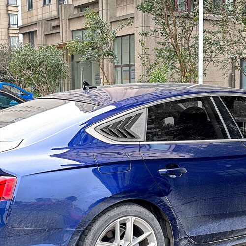 Car Rear Triangular Window Louvers Shutters Blinds 2
