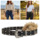 PU-leer patchwork riem met nepbont mode taille cincher pin 2