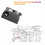 Car Glove Box Latch Lock Lid Handle 68630-EQ300 fo 3