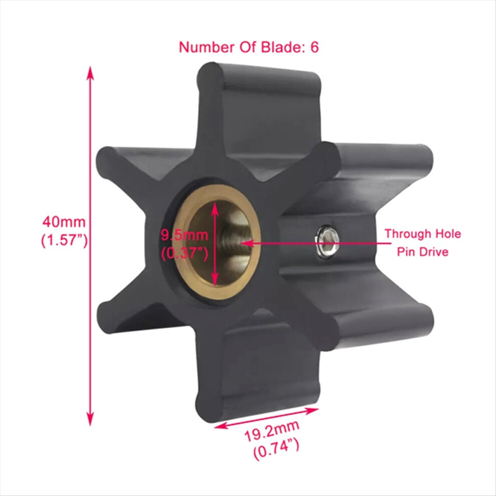Water Pump Impeller For 104211-42070 104211-42071 4853281462007
