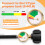 Propane Refill Adapter Hose Extension with Gauge a 10