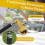 Propane Refill Adapter Hose Extension with Gauge a 4