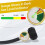 Propane Refill Adapter Hose Extension with Gauge a 5