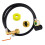 Propane Refill Adapter Hose Extension with Gauge a 2