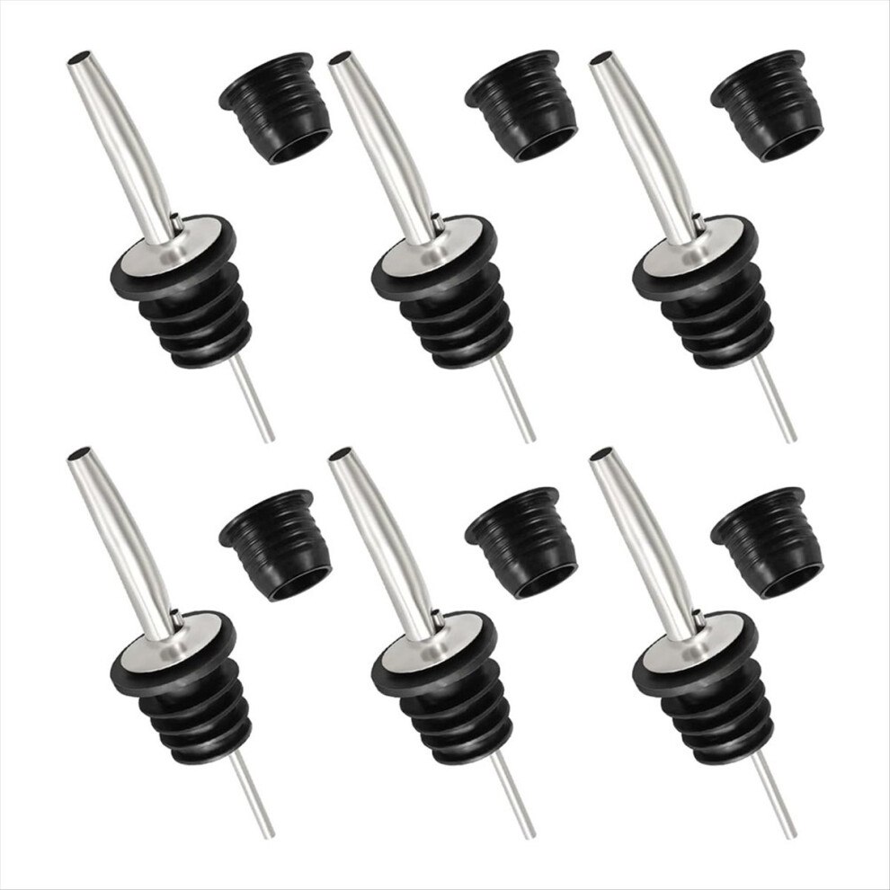 12Pc Liquor Pour Spout & Adapters,Bottle Pourers F 4853281470057