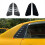 Car Rear Triangular Window Louvers Shutters Blinds 3