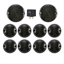 10Pcs Modified LED Lamps Rear Reversing Light Fron