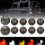 10Pcs Modified LED Lamps Rear Reversing Light Fron 9