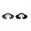 Car Rear Window Louvers Shutters Blinds Cover Trim 4
