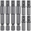 8 Pieces 1/4 Hex to Square Socket Adapter, Drill A 2