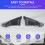 Rear View Mirror Bottom Cover Kit Inside Base 9820 6