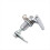 For RV Boat Door Lock T-Shaped Foldable Handle Adj 7