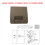 Beige Coin Box Storage Small Drawer 55450-0E010 55 3