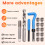 131PC SAE Thread Repair Kit HSS Drill Standard, 1/ 6