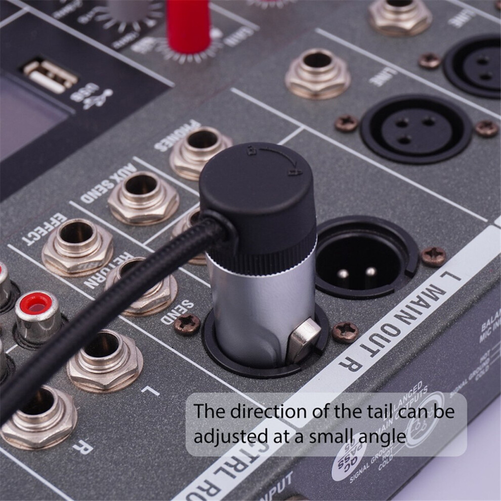 Photos - Cable (video, audio, USB) XLR Microphone Solder Adapter Gold Plated 3Pin Mal