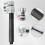 3pcs/Set Shock Spring Compressor Tool Extendable B 7