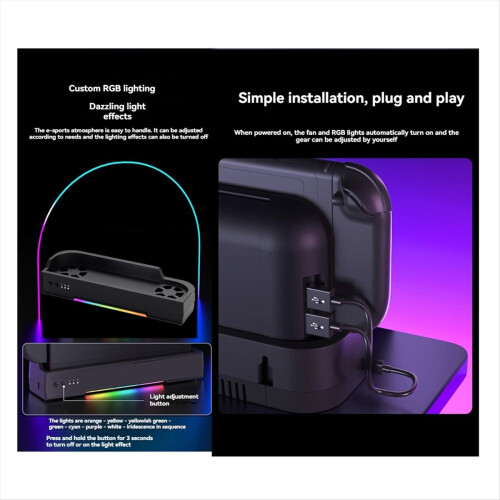 Cooling Fan Base for Switch2 NS2 Host Wall Bracket 2
