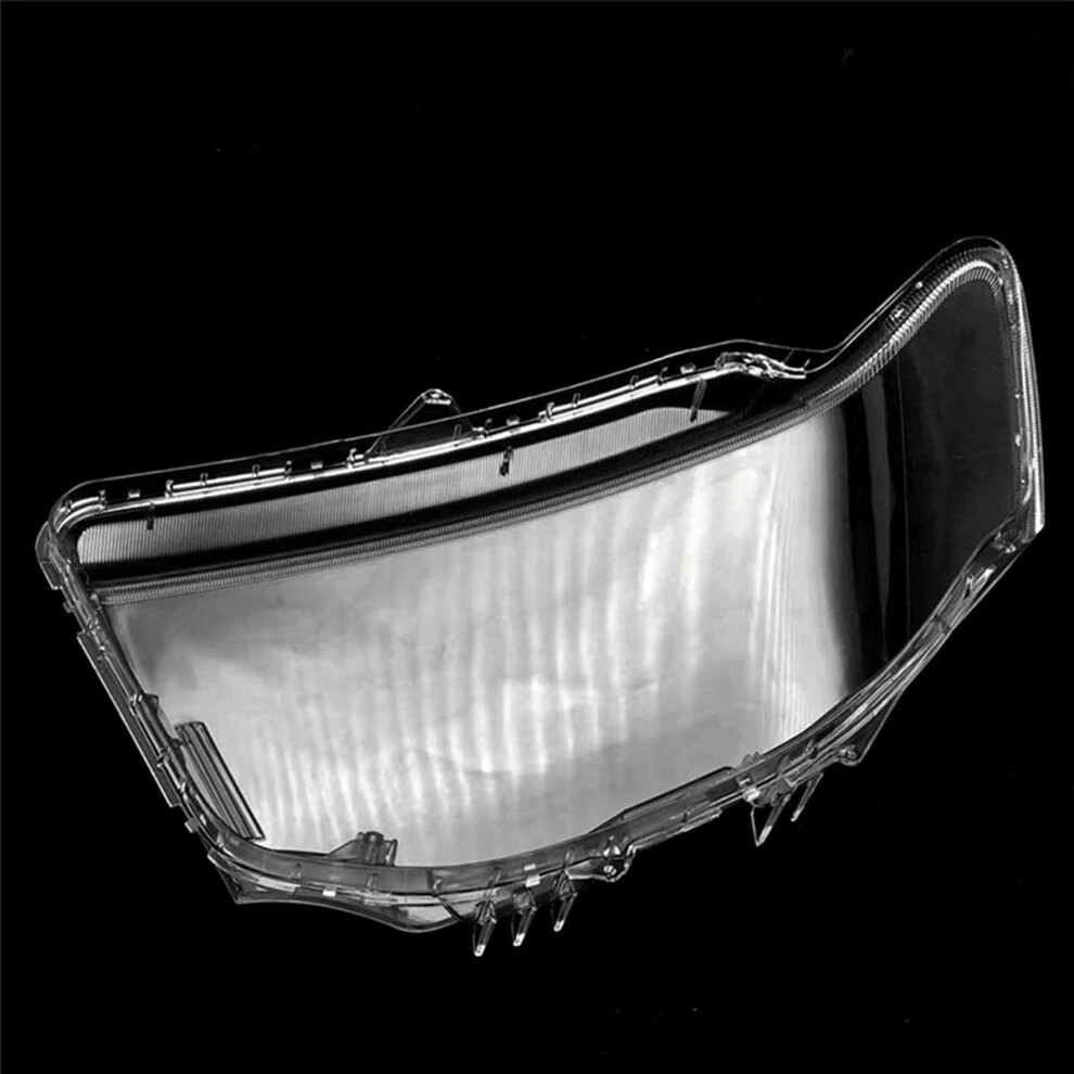 1Pair Head Shell Lamp Shade Transparent Lens Light 4851636000355