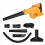 Brush Cordless Leaf Blower for Battery 2-In-1 Air 4