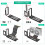 Vertical GPU Mount Bracket,2 Slots Graphics Card S 6