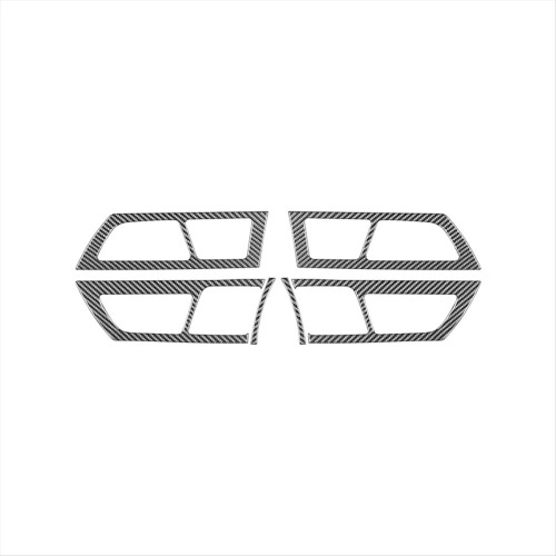 Carbon Fiber Car Inner Door Handle Frame Cover Tri