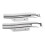 Rear Saddlebag Filler Panel Strips Fit for Touring 9