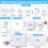 82PCS Sublimation Blanks Products Set, Christmas C 6