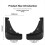 4Pcs Car Mudguards Mud-Fenders Mud Splash Guards w 5