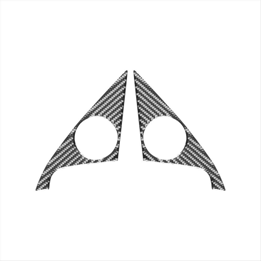 Carbon Fiber A-Pillar Audio Speaker Trim For 6 Ser 4853526518797