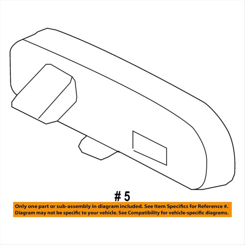 Car Interior Rear View Mirror Manual Dim Reversing 2