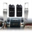 2Pcs Air Conditioner Vent Dashboard for Prado 120 5