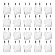 European Plug Adapter,20Pcs US to Europe Adapter,E