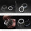 2Pcs Car Ring Angel Eyes LED 60MM White Light Wate 10