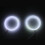 2Pcs Car Ring Angel Eyes LED 60MM White Light Wate 4