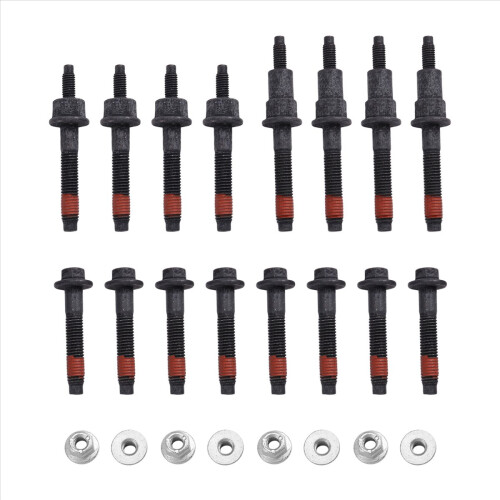 Exhaust Manifold Stud Bolt Nut Kit Hardware 650531