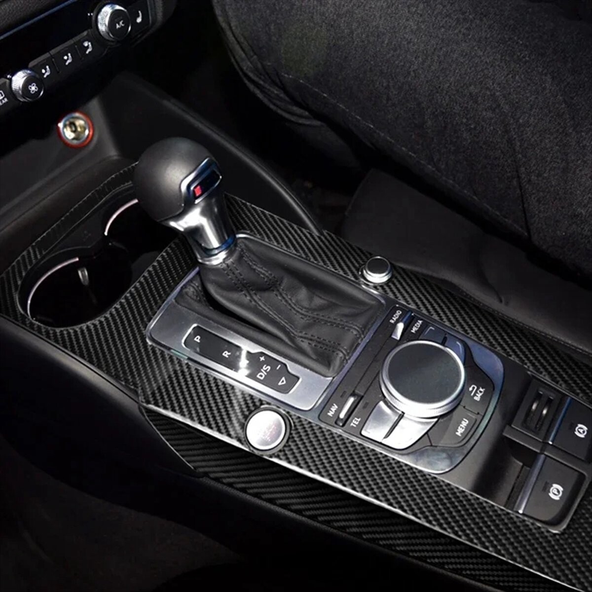 Help Shift Console Car LHD Carbon Fiber ABS Center Console Gear Shift on OnBuy