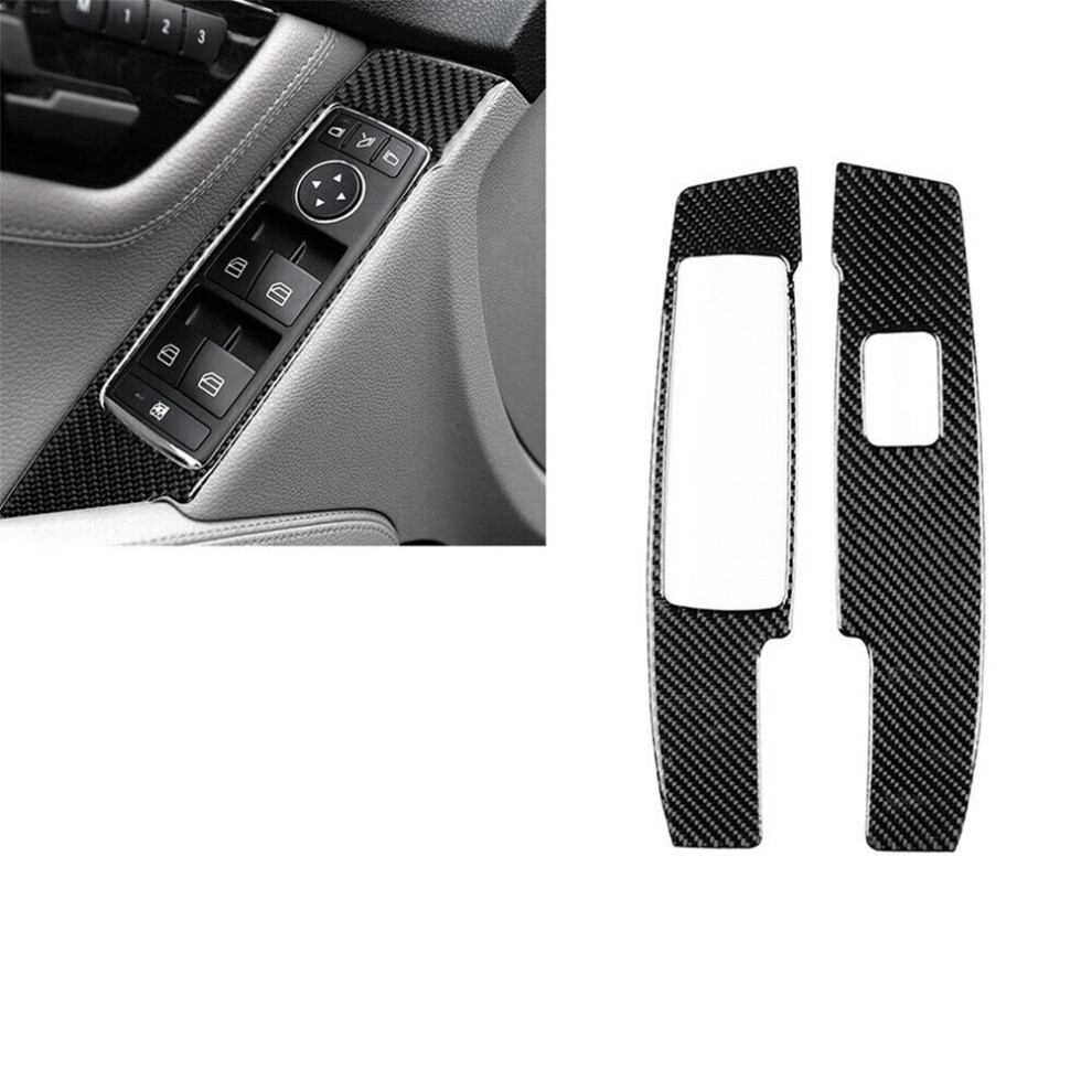 2Pcs For - C-Class W204 2007-2013 Carbon Fiber Win 4853538377160
