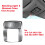 2Pcs Car Interior Reading Light & Glasses Case Tri 3