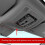 2Pcs Car Interior Reading Light & Glasses Case Tri 4