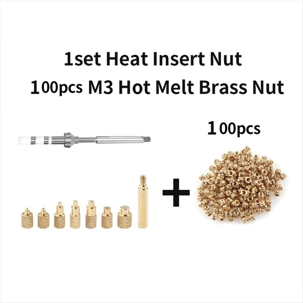 Heat Insert Nut Iron Tip Ts100 Soldering M2-M8 Bra 4853538398608