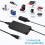 Car Power Adapter Convert AC DC 110V / 220V to 12V 9
